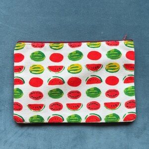 92millionmiles Cream  watermelon print Pouch